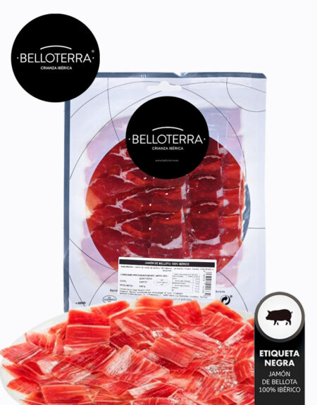 Jamón de Bellota 100% Ibérico (Cortado a Máquina 80g)