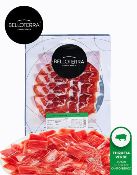 Paleta Cebo de Campo 50% Ibérico Cortada a Máquina 80g