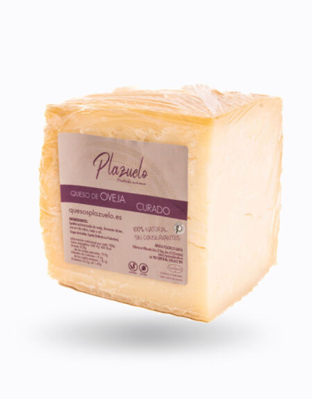 Cuña de queso curado de oveja PLAZUELO