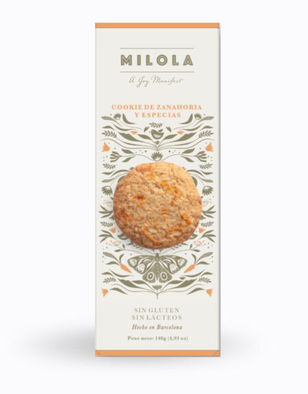Galletas zanahoria especiada MILOLA 140g