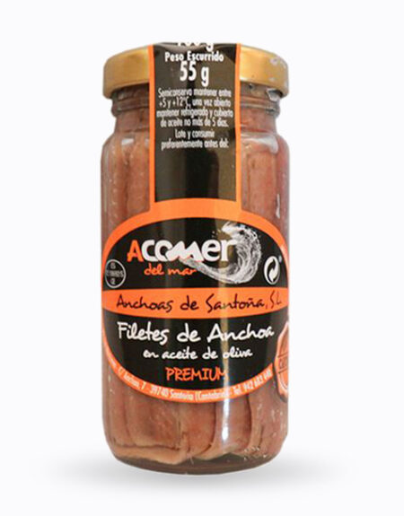 Anchoa del Cantábrico en Aceite de Oliva SANTOÑA 50 g