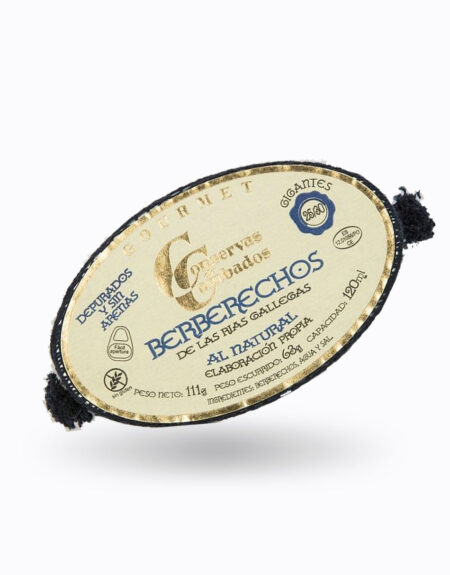 Berberechos de las Rías Gallegas al natural Gourmet 120g