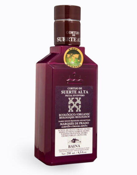 Aceite de Oliva Virgen Extra  Picual en envero CORTIJO DE SUERTE ALTA 250ml