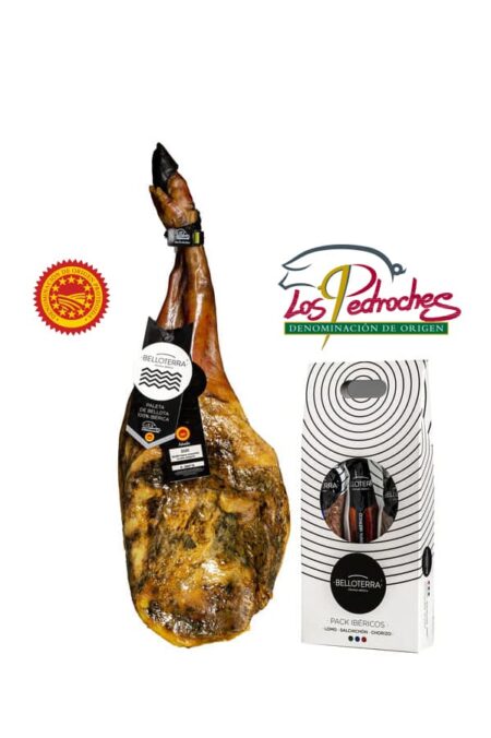 Paleta Bellota DOP + Pack Embutidos Bellota 100% Ibéricos