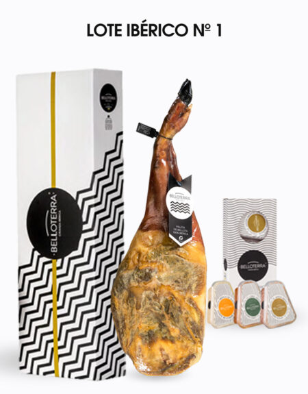 Lote Nº1: Paleta de Bellota 100% Ibérica + Pack de Cremas Ibéricas